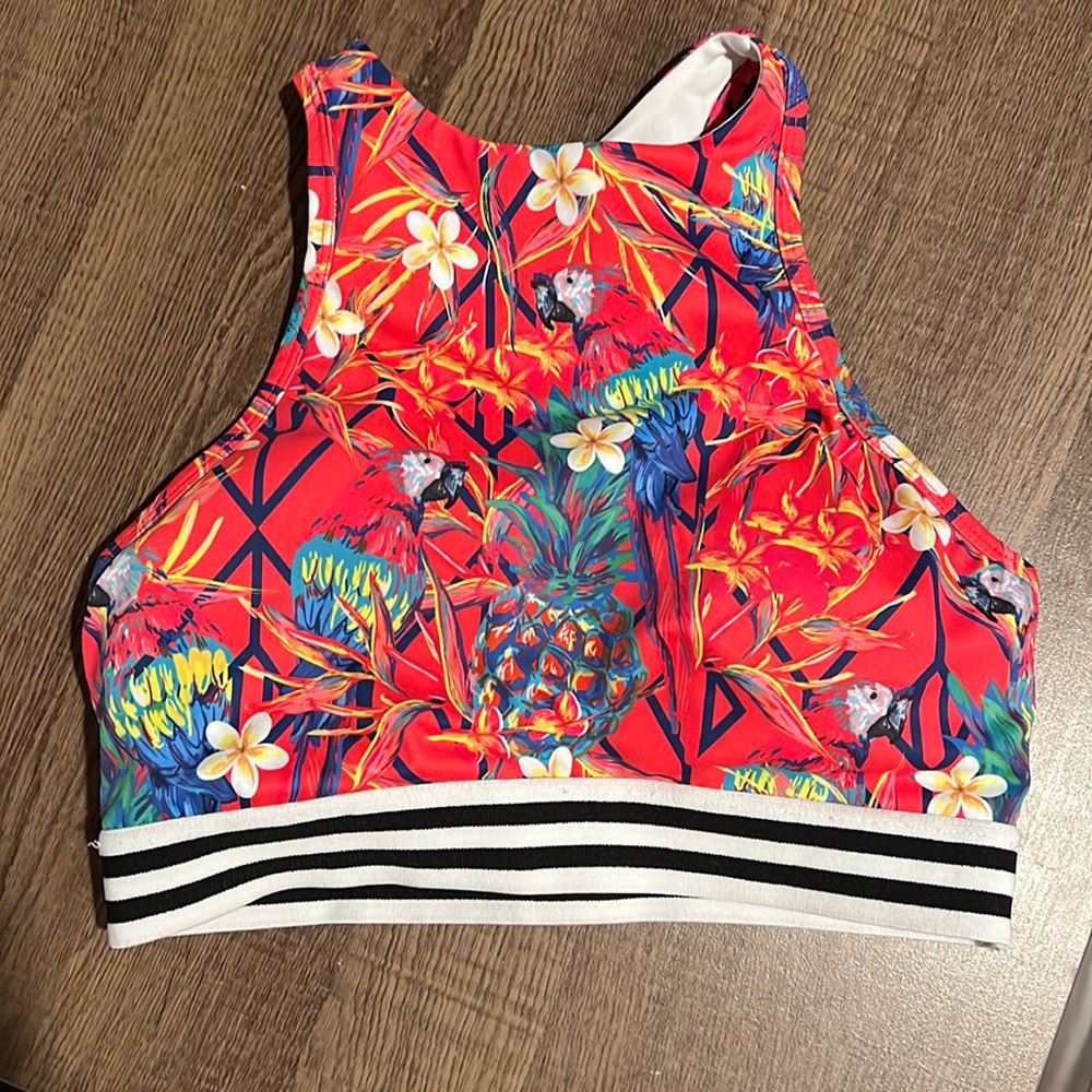 Tropical Chestee sports bra